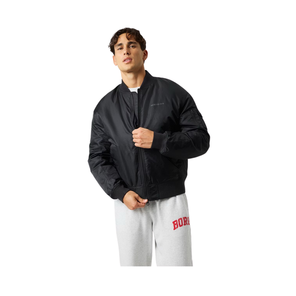 Borg Bomber Jacket - Black Beauty