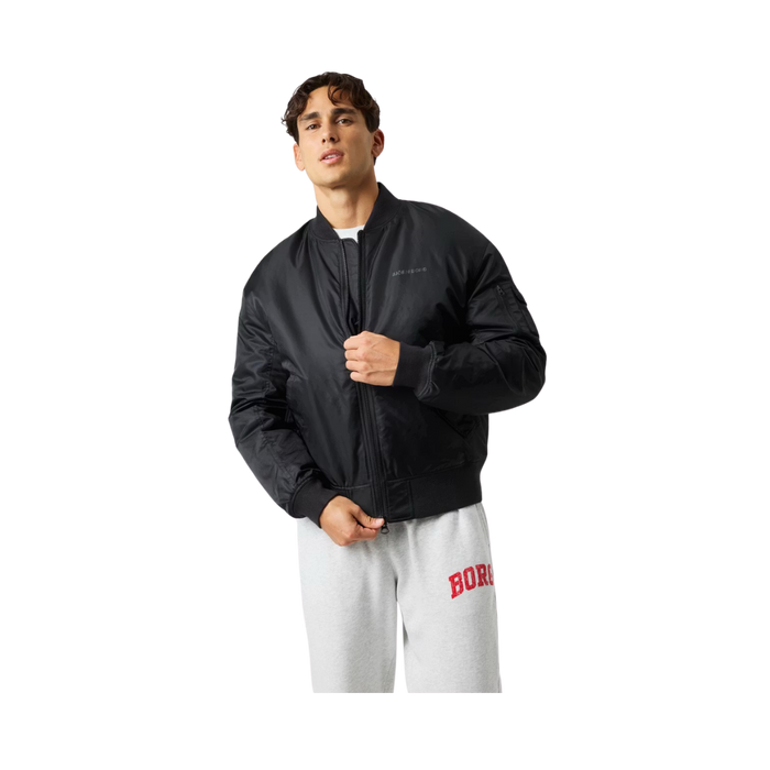 Borg Bomber Jacket - Black Beauty