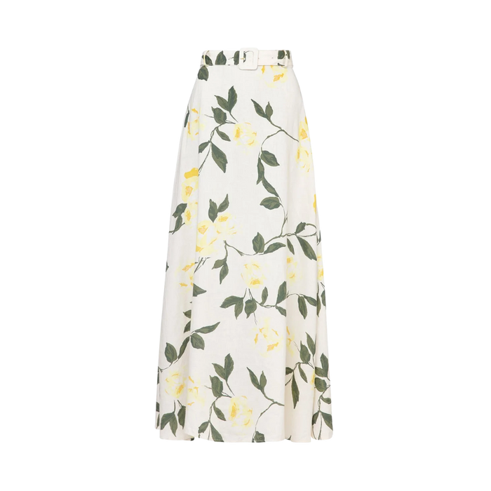 Linen Maxi Skirt - Sunlight