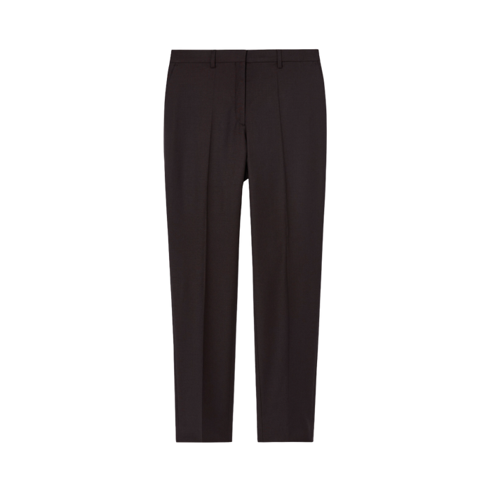 Emma Cropped Trousers - Dark Chocolate