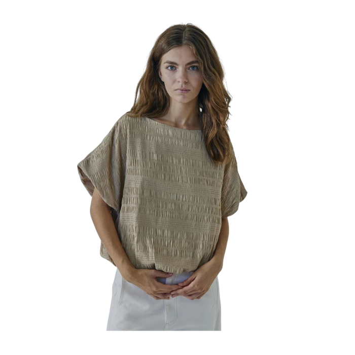 Clarra Top - Warm Beige