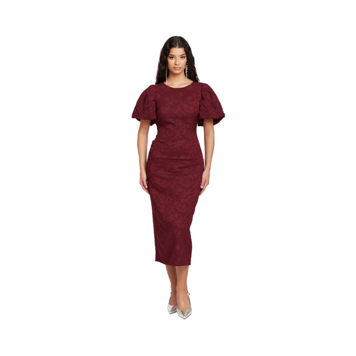 Liz Long Dress - Burgundy