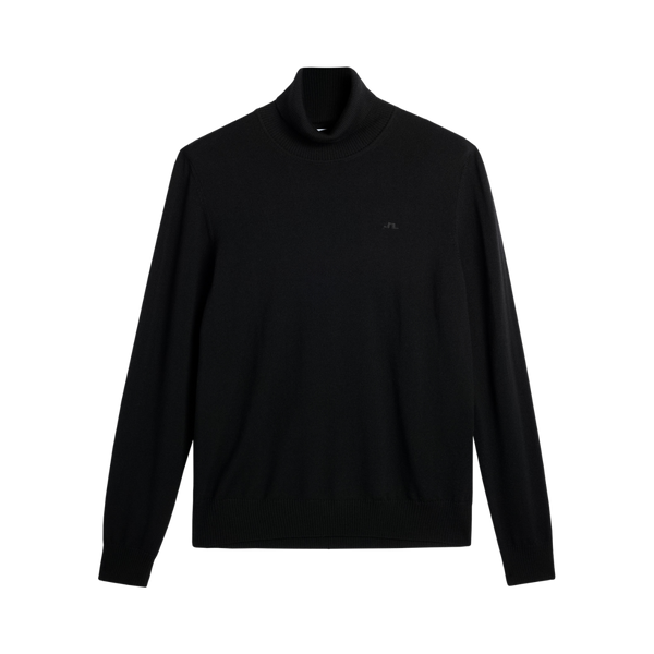 Kaden Merino Turtle Neck - Black
