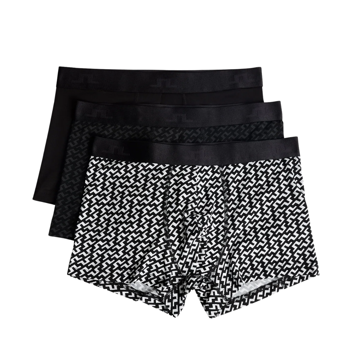 Seasonal Bridge Boxer - Multicolour Black