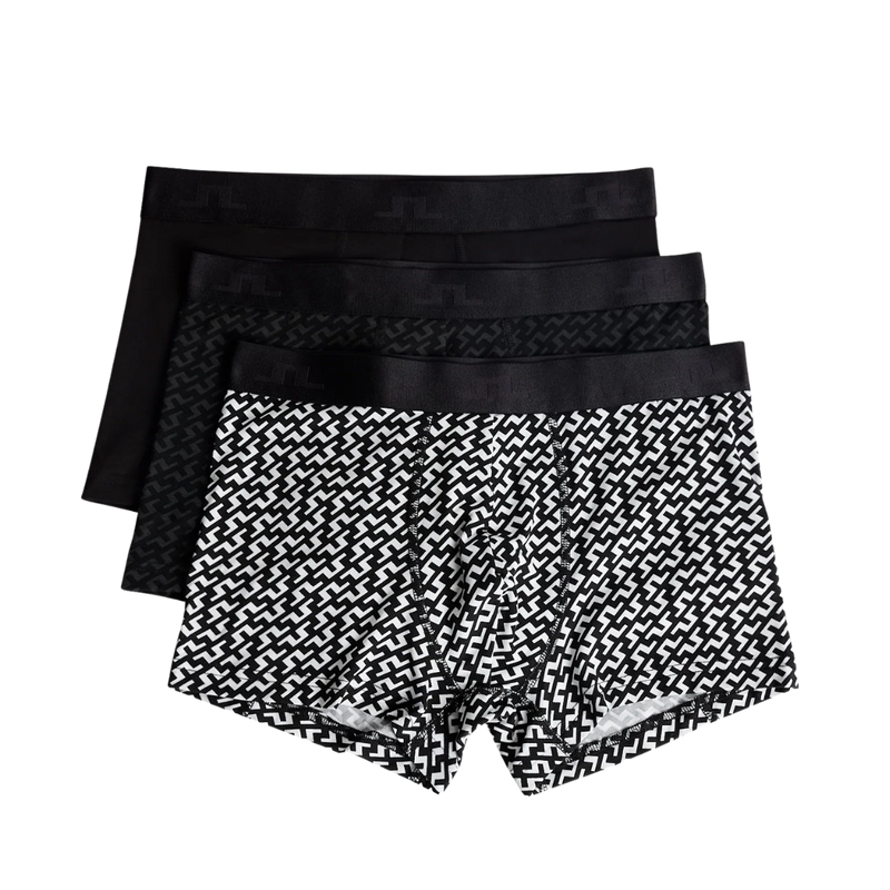 Seasonal Bridge Boxer - Multicolour Black