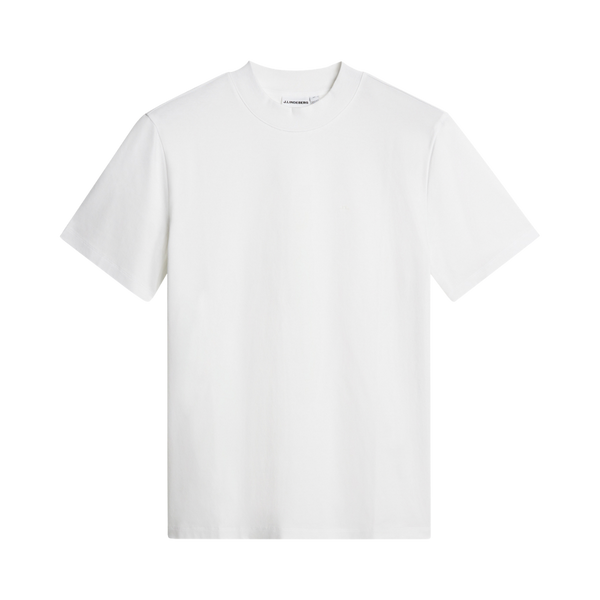 ACE MOCK NECK T-SHIRT - White