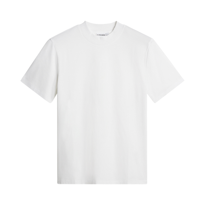 ACE MOCK NECK T-SHIRT - White