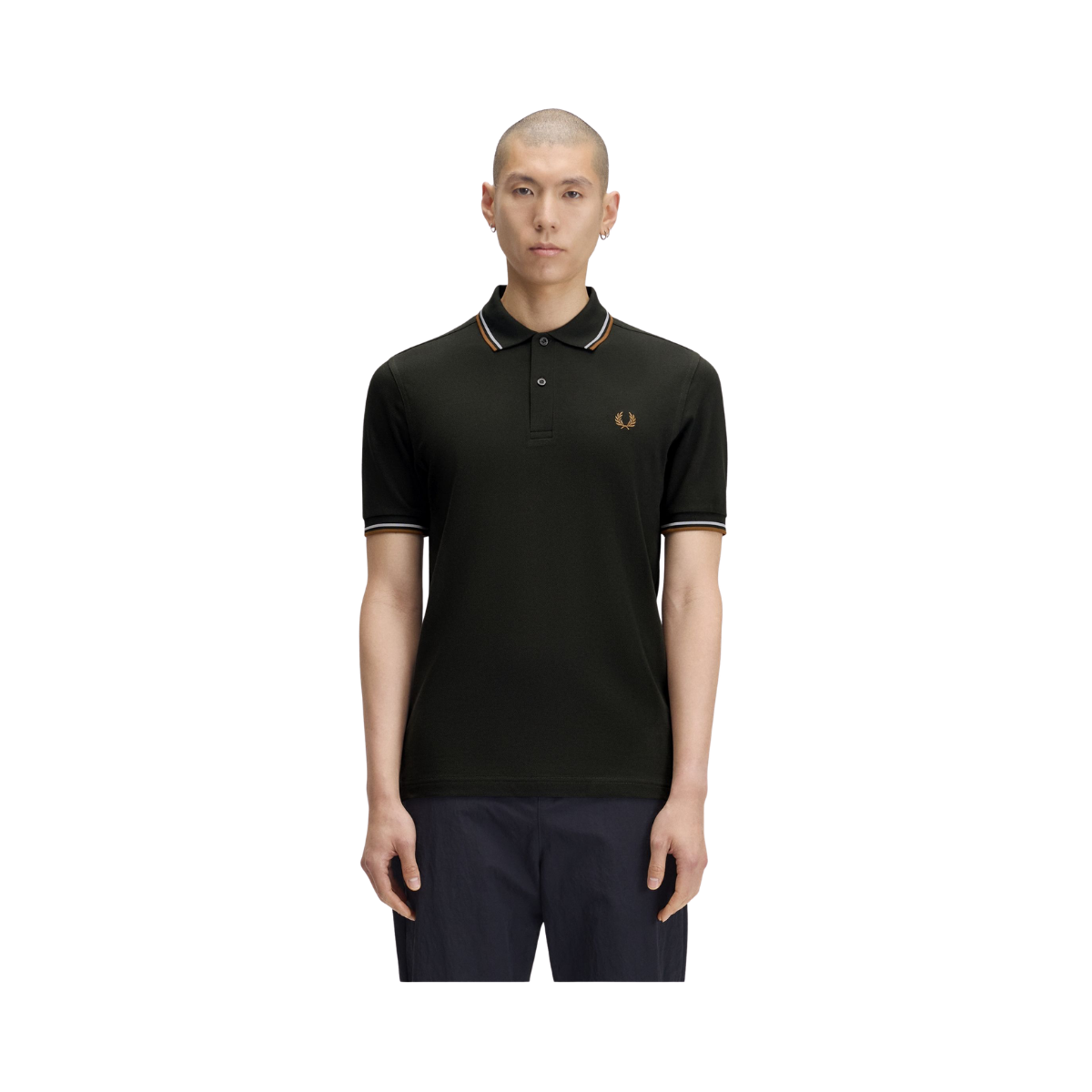 Twin Tipped FP Shirt - Night Green / Dusky Blue / Dark Caramel