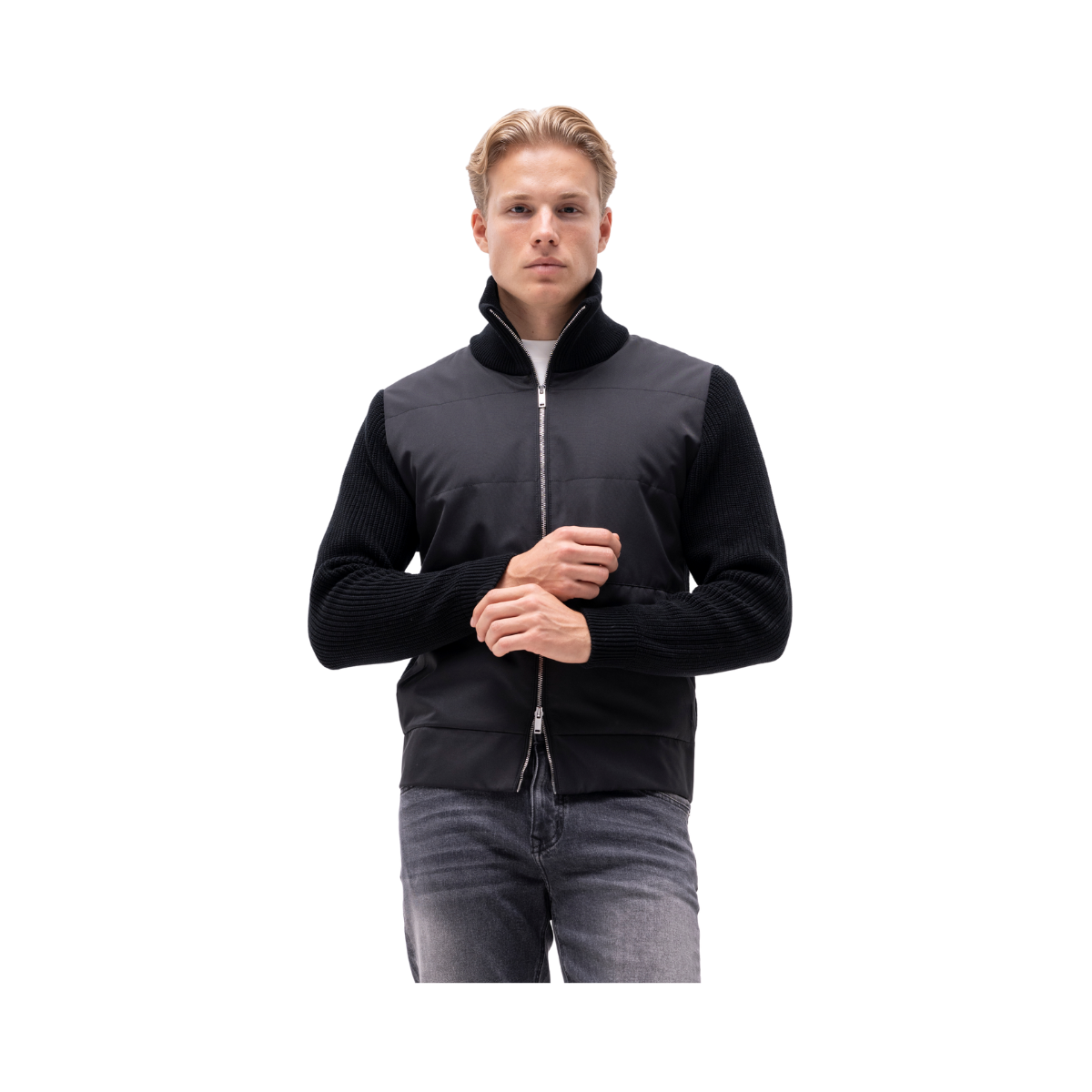 Fumiko Knit Jacket - Black