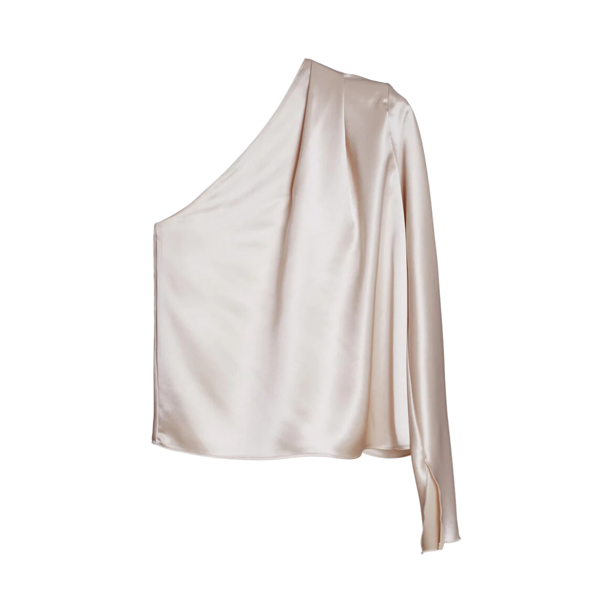 Ella satin blouse - Cream