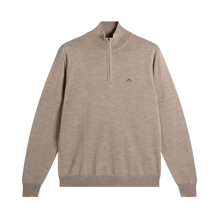 Kiyan Quarter Zip Sweater - Brindle Melange