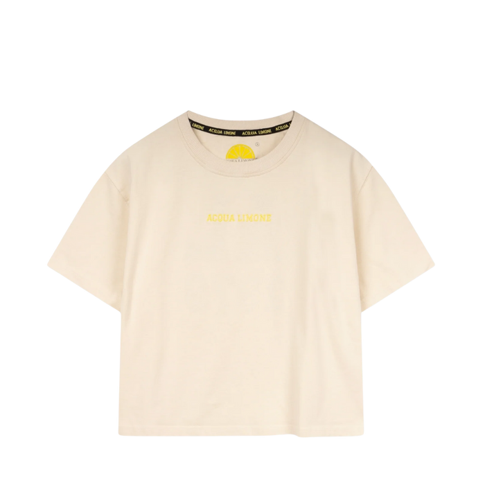 Cropped Ivy Tee - Khaki