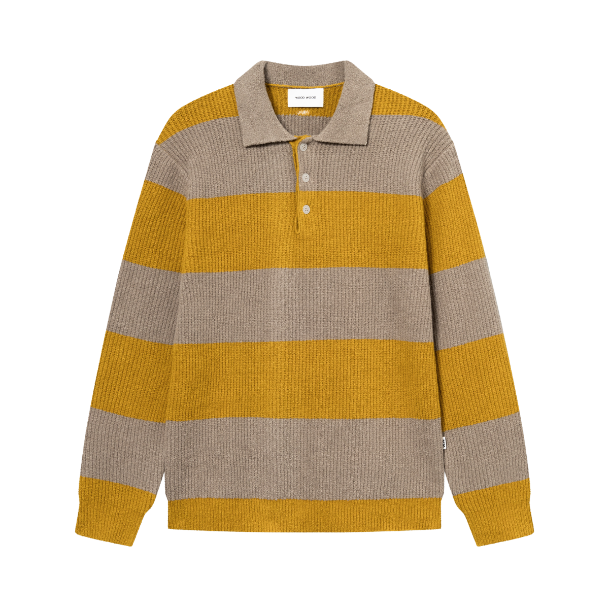 WWKimse polo - 304641 Golden palm stripe