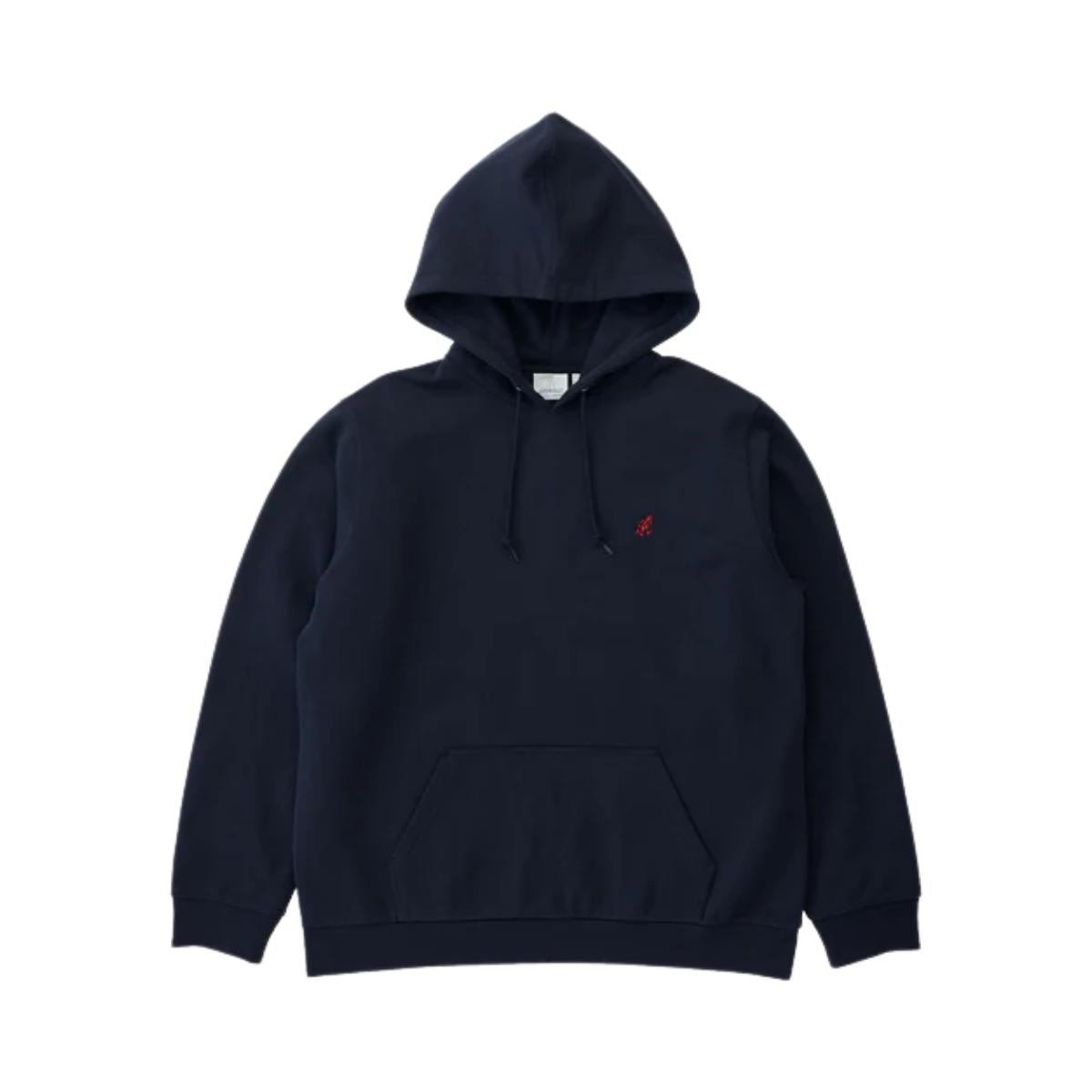 One Point Hooded Sweatshirt - dark navy