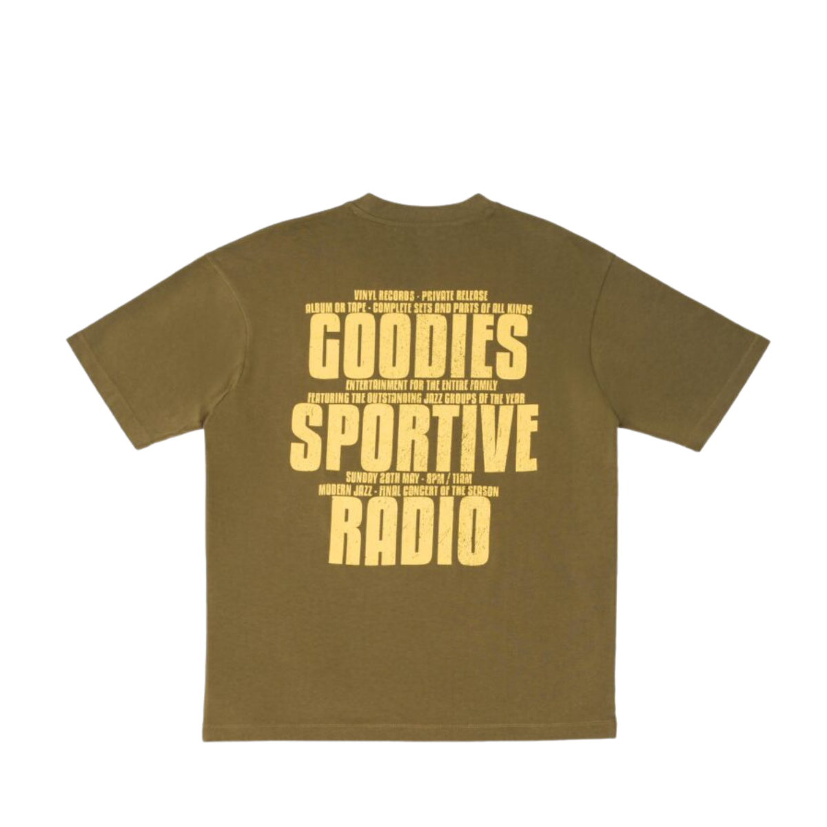 Sportive Radio Khaki Tee - KHAKI