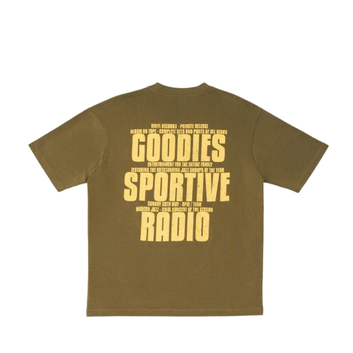 Sportive Radio Khaki Tee - KHAKI