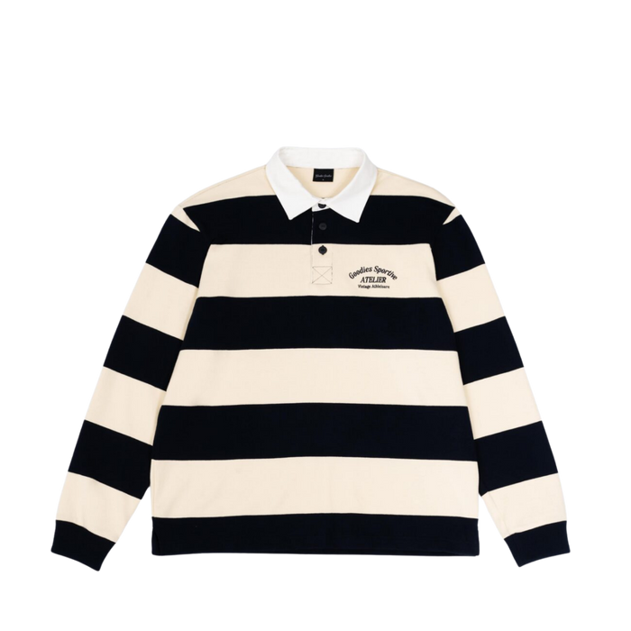 Rich Kid Prem. Polo - Ecru/Navy