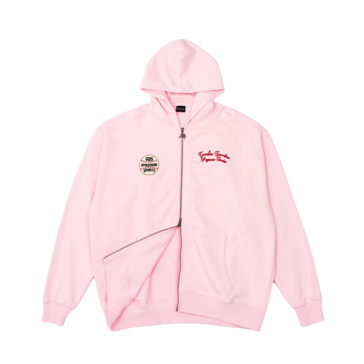 Pitcher Zip Hoodie - Pink