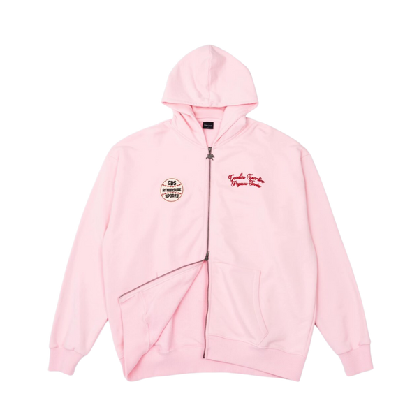 Pitcher Zip Hoodie - Pink