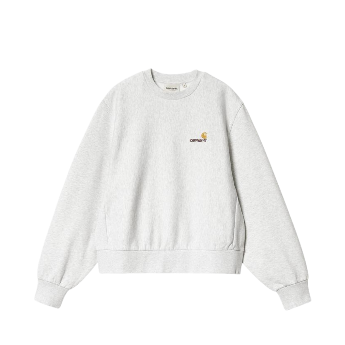 W' American Script Sweat - Ash Heather