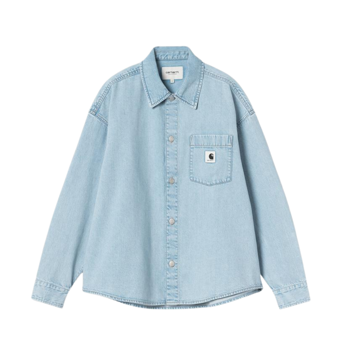 W' Alta Shirt Jac - Blue Stone Bleached