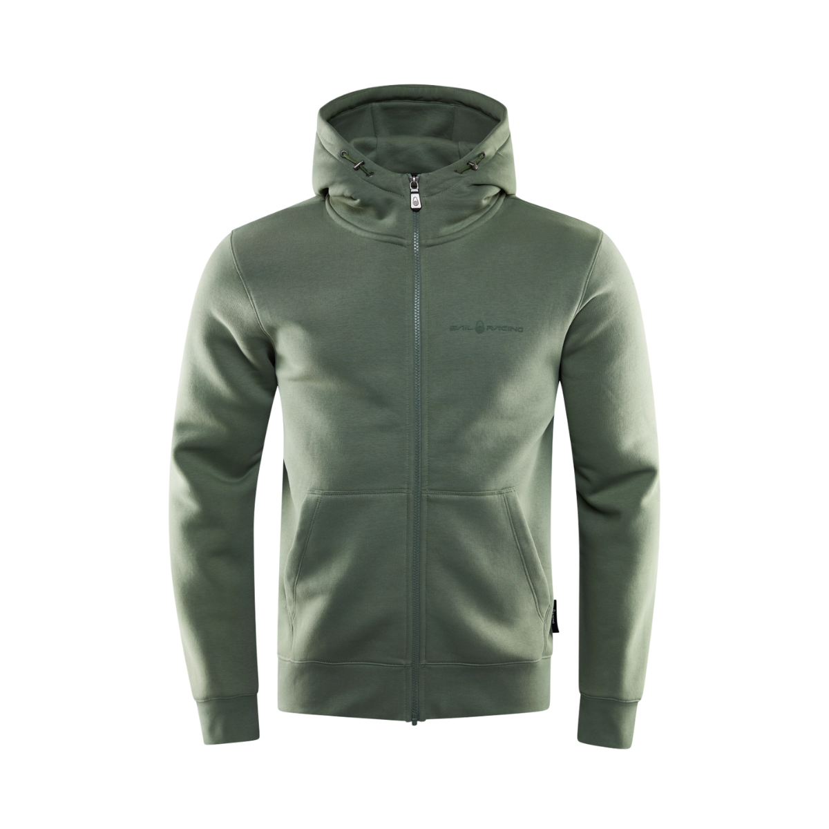 Bowman Logo Zip Hood - Hedge Green