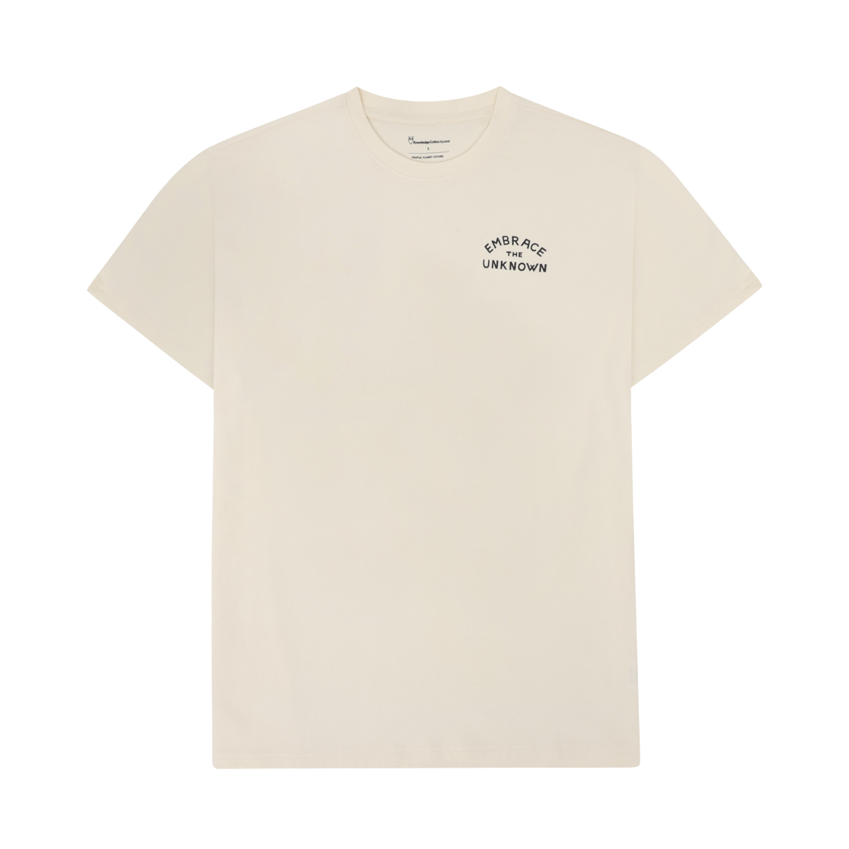 Back Print T-Shirt - Egret