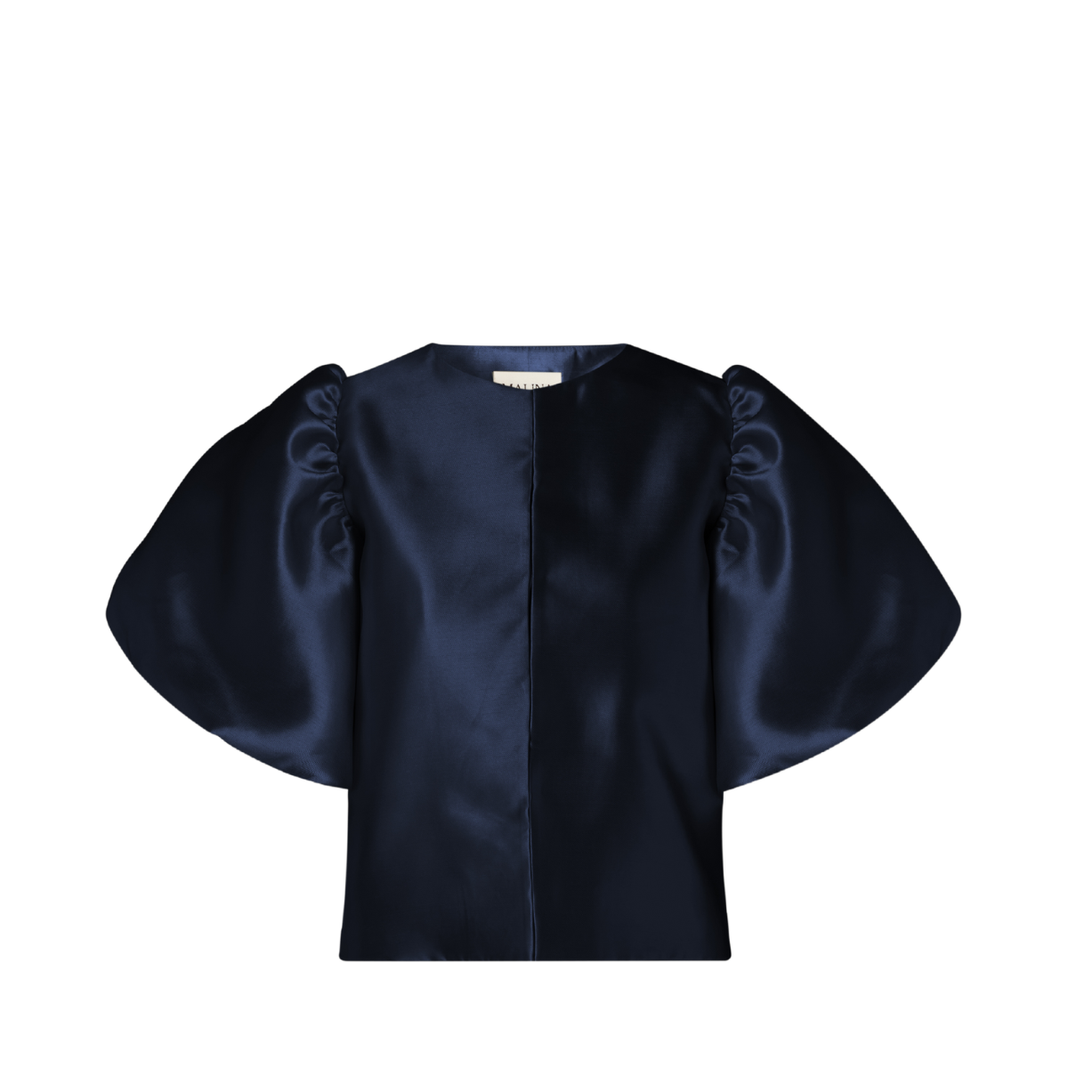 Cleo Pouf Sleeve Blouse - Dark Blue