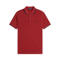 TWIN TIPPED FP SHIRT - Burtn Red/Navy