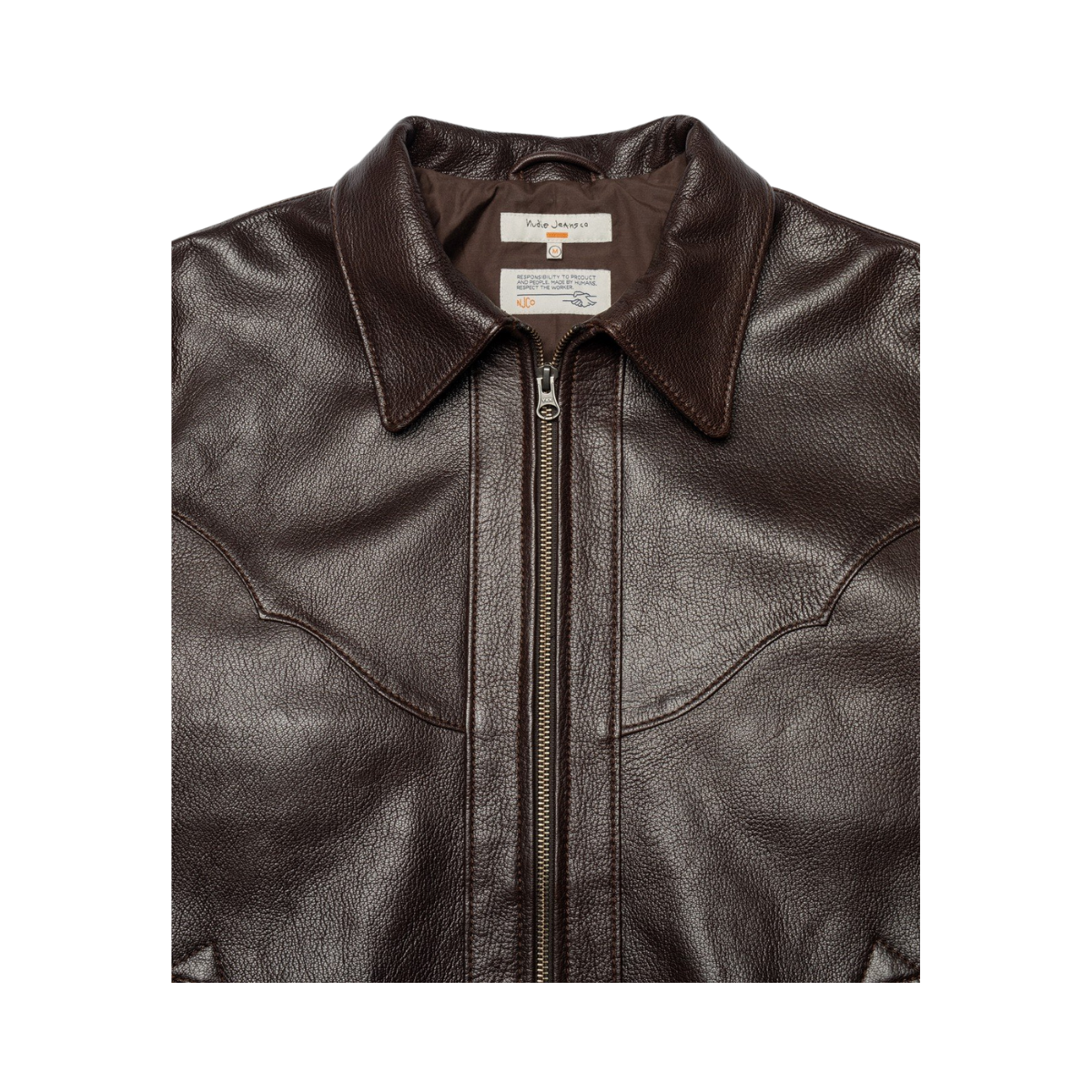 Joppe Western Leather Jacket - Brown