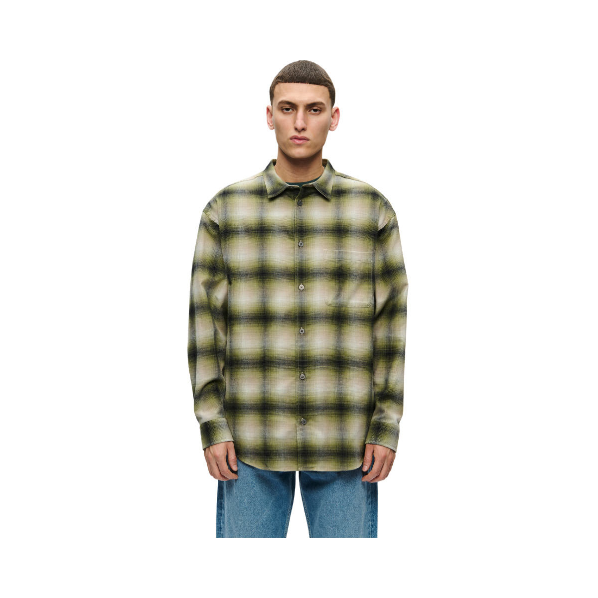 WWCarter Shirt - Deep Lichen Check