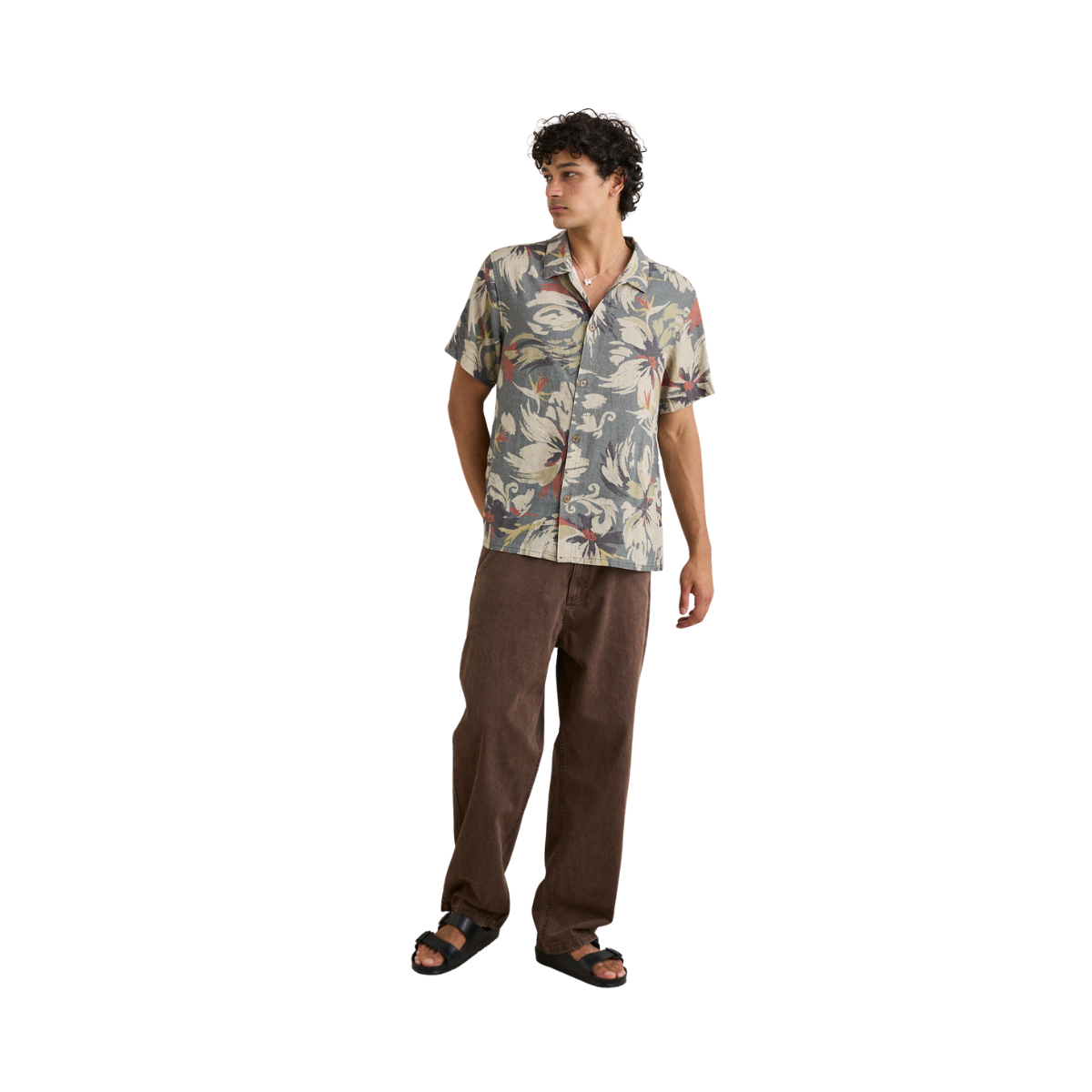 Tropical Camo SS Shirt - CAMO