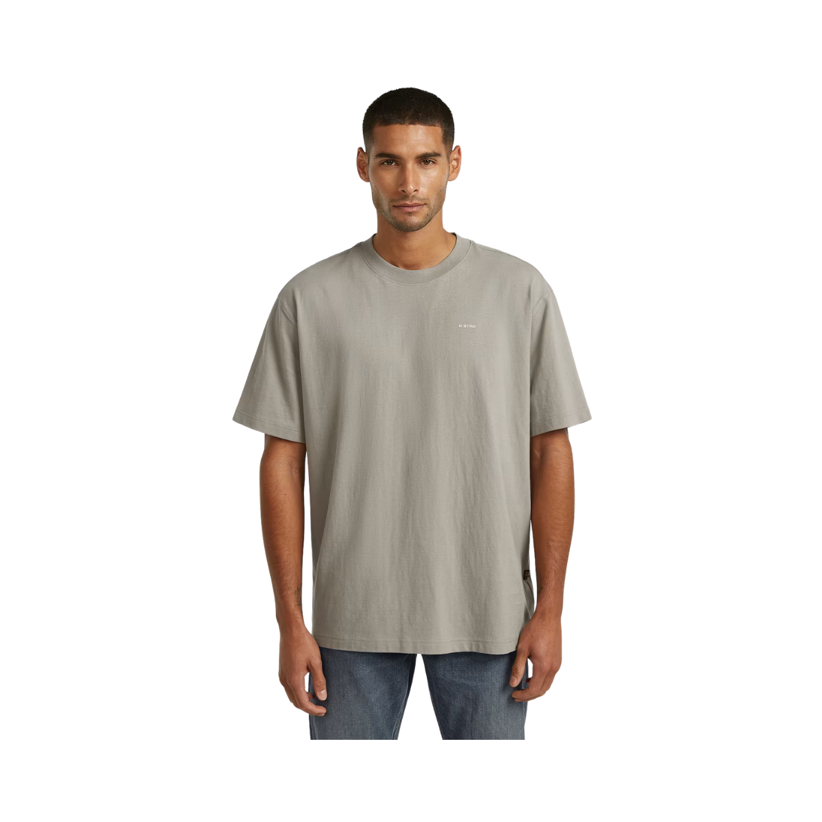 Relaxed Base R Tee - Elephant Skin