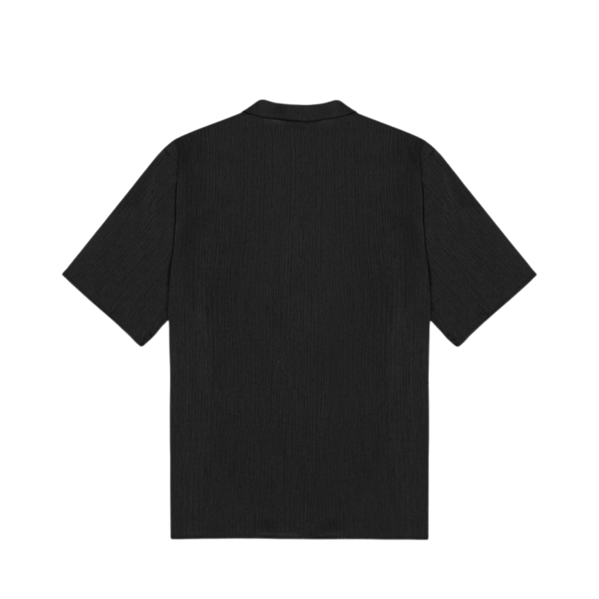 Hector Plissé SS Shirt - 100 Black