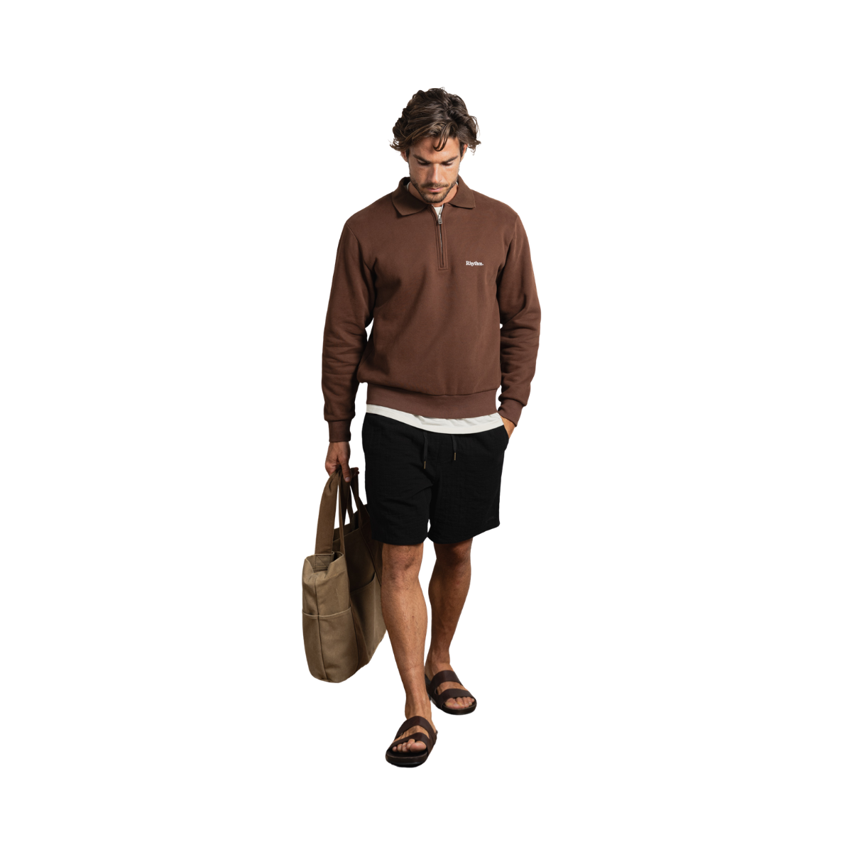 Furnace Quarter Zip - Brown