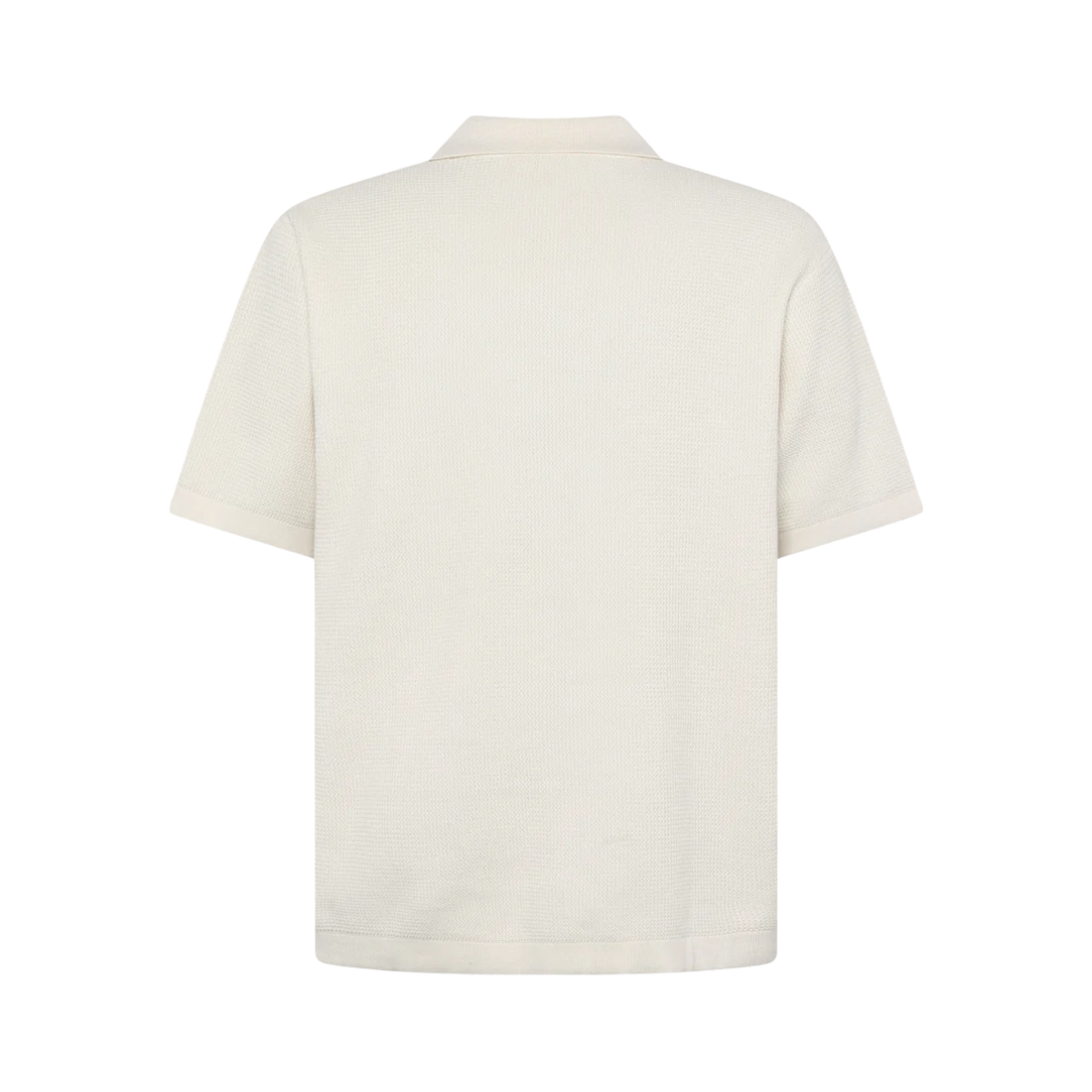 Cotton Knitted Shirt - Egret