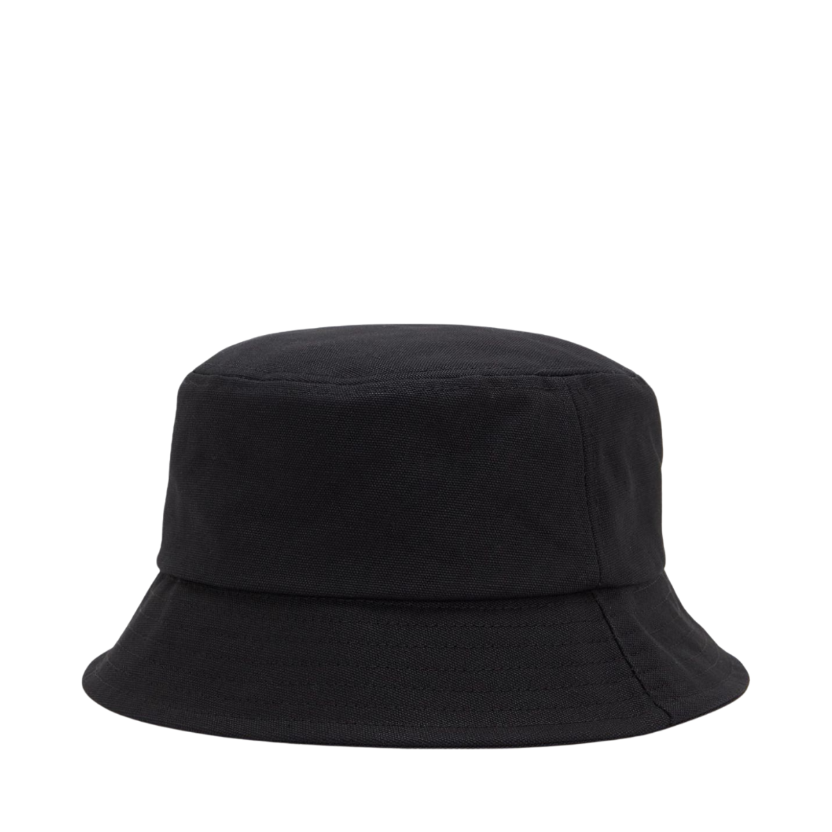 Bold Branding Canvas Buckethat - Black/Champagne
