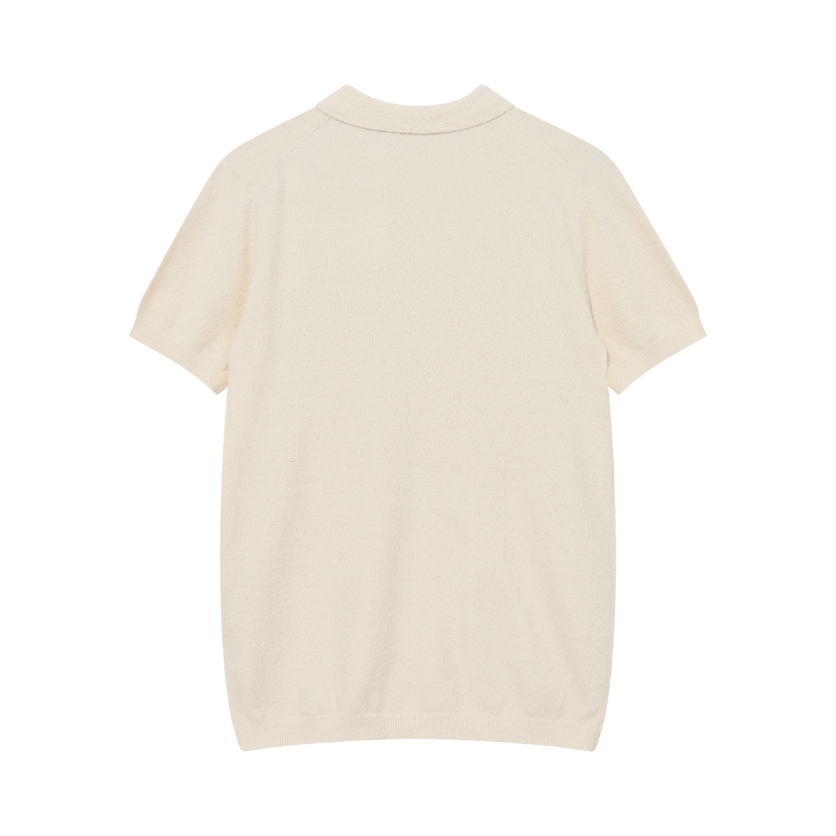 MMGKyle Bouclé SS Polo - Ecru