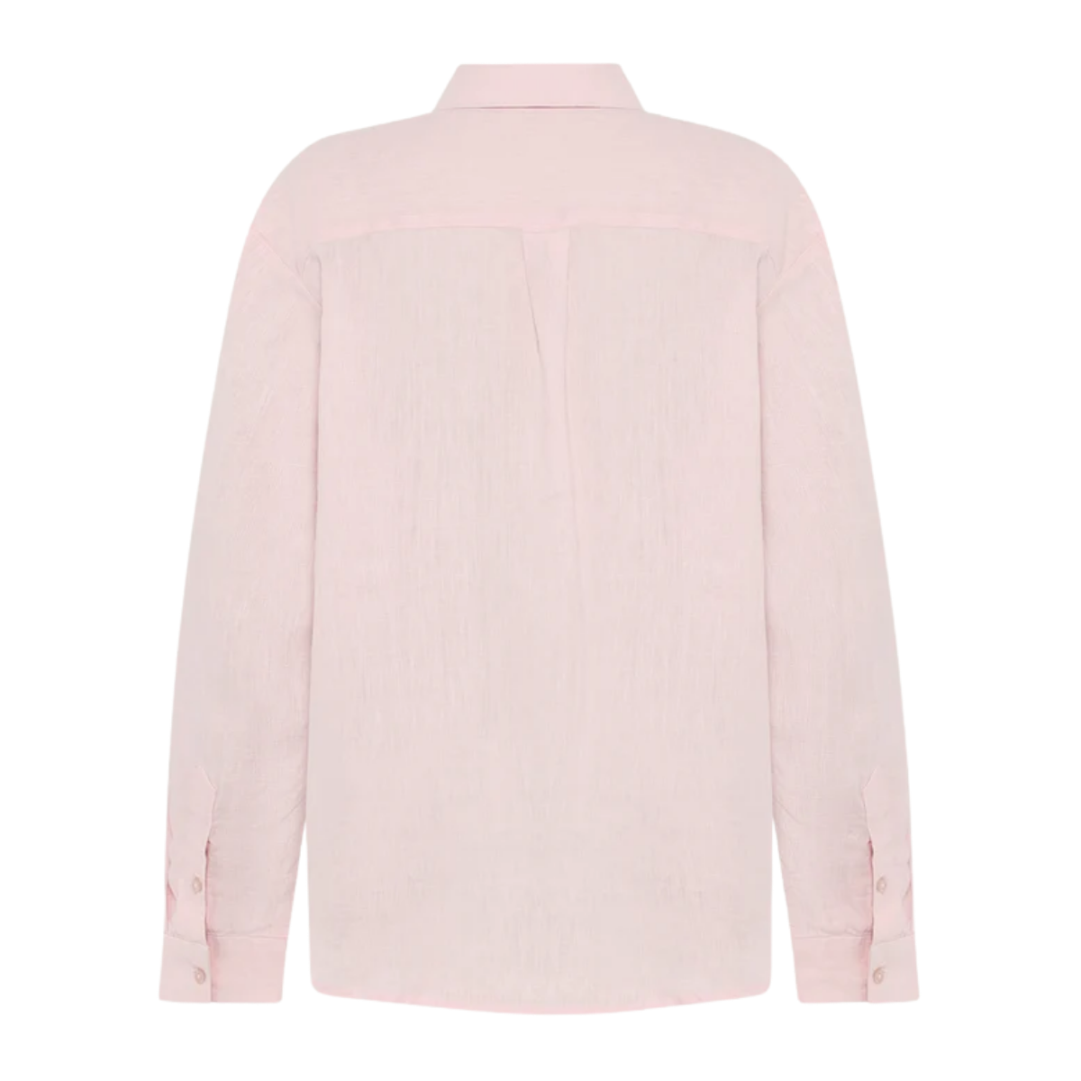 Loose Linen Shirt - Pink