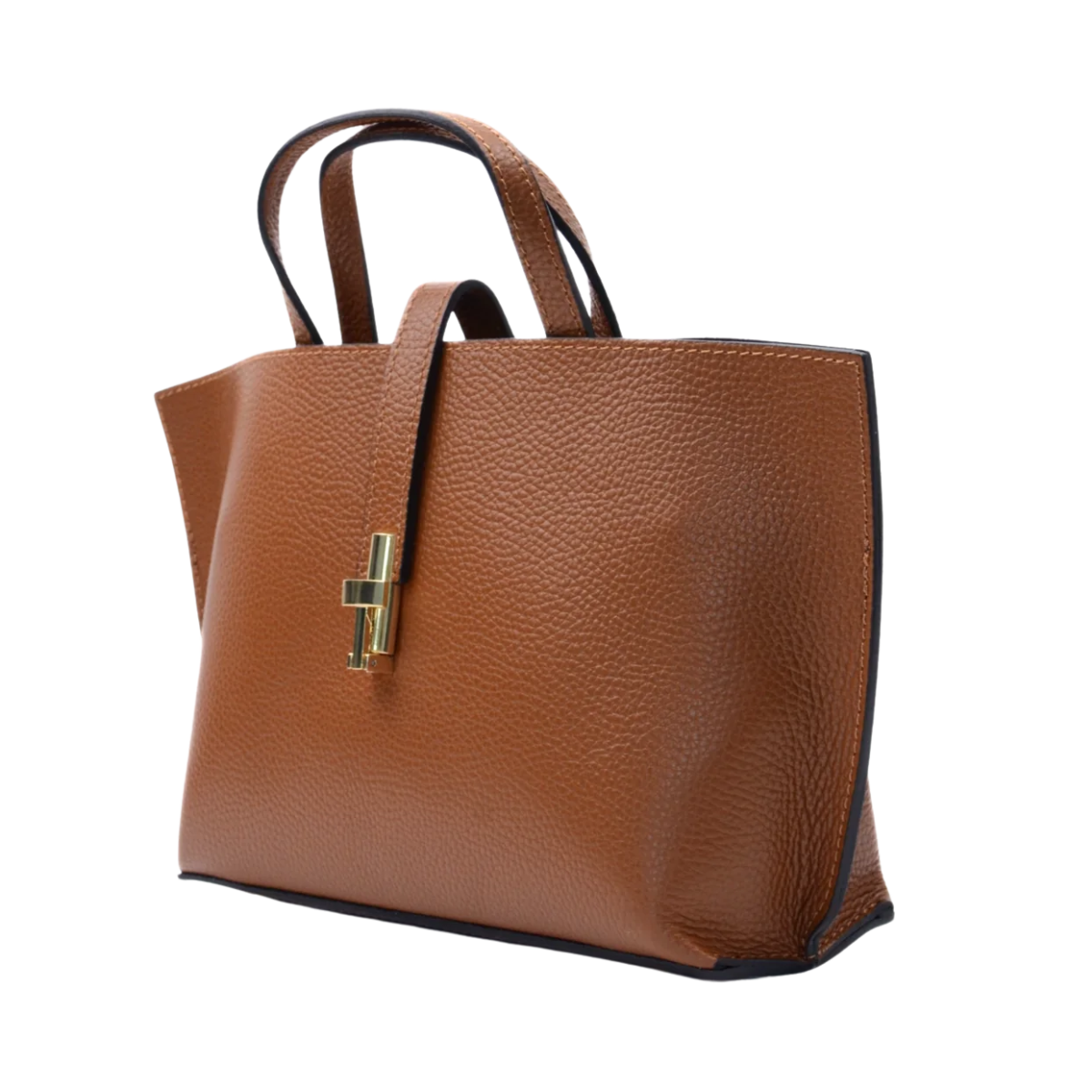 Aversa Leather Bag - Camel