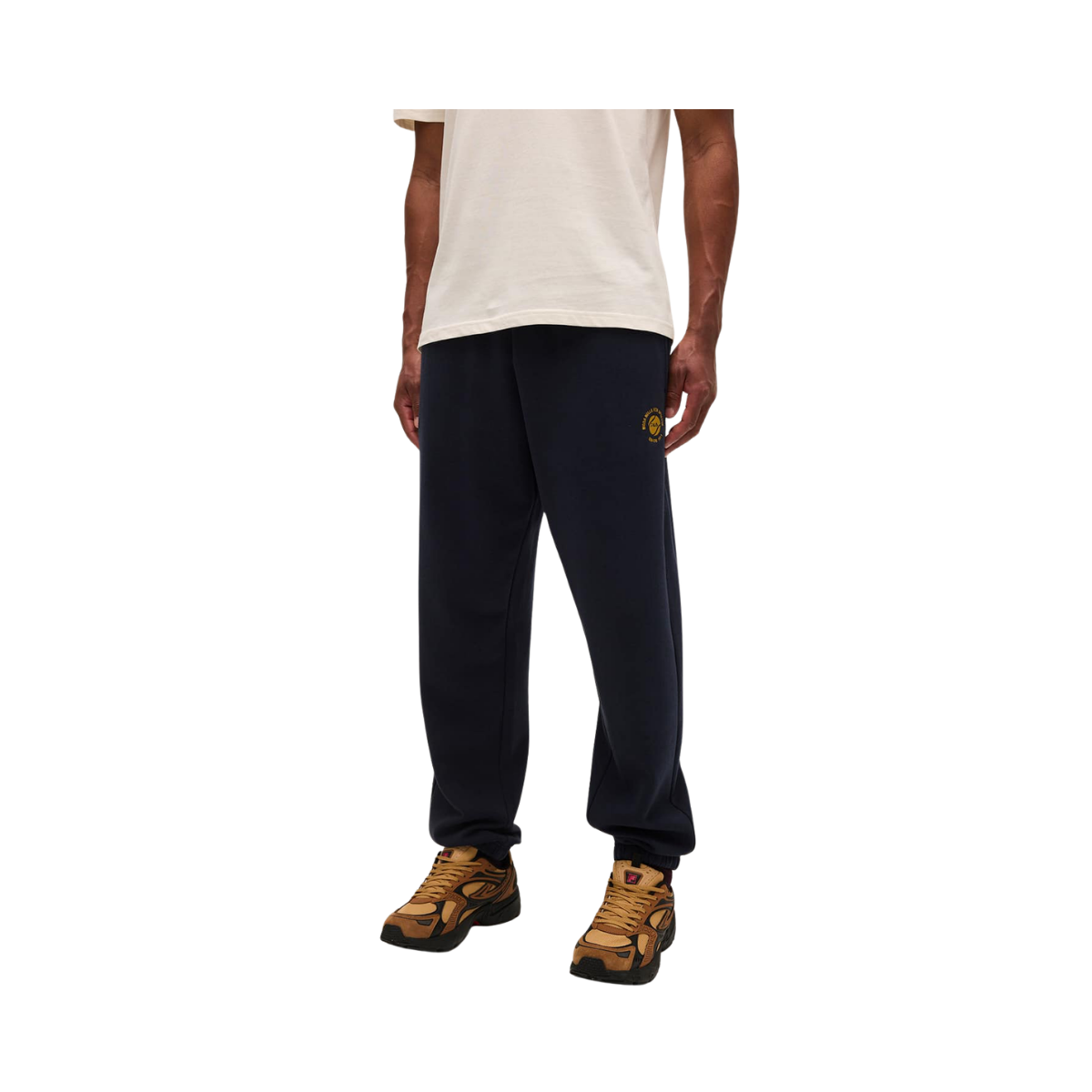 Andalo Graphic Brushed Sweatpants - Dark Sapphire