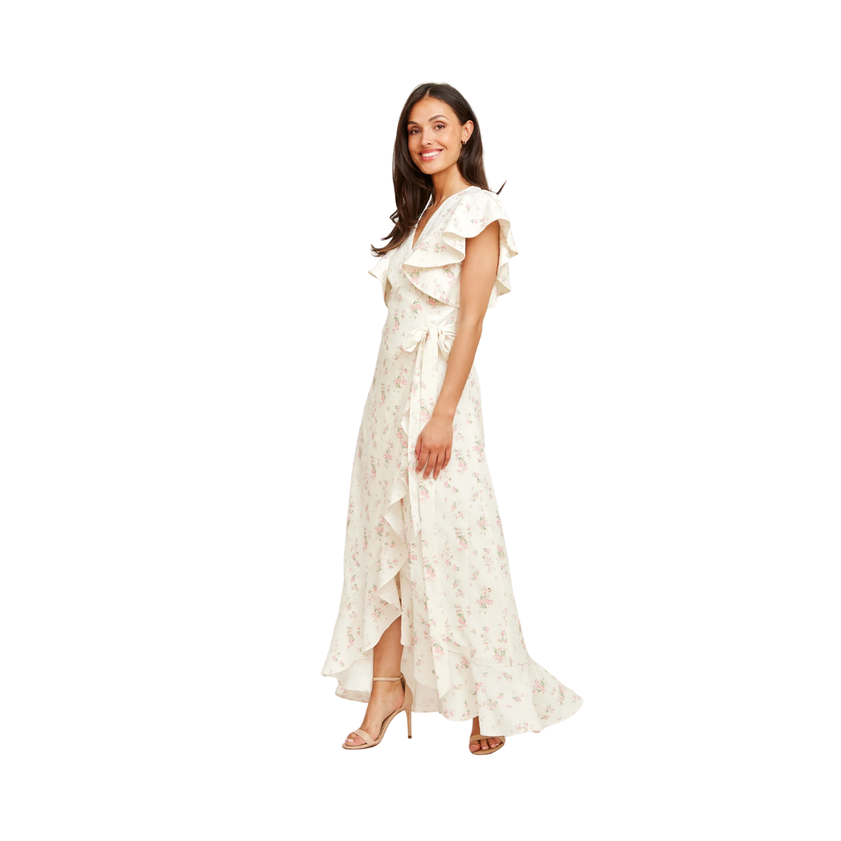 Shauni Dress - Pink Flowers