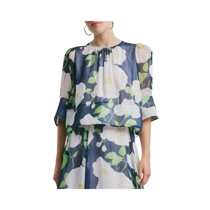 Organza Top - Flower Garden