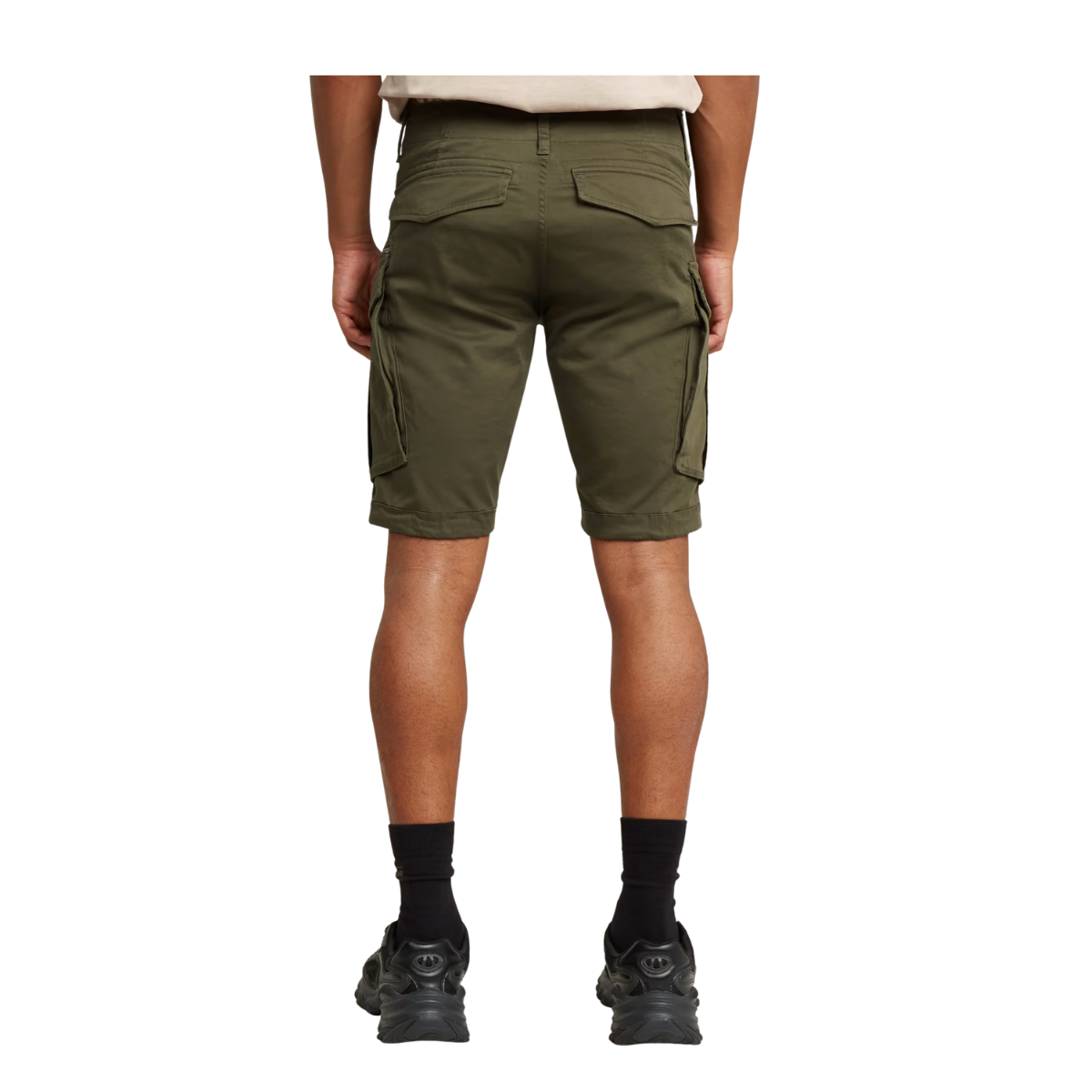 Rovic Zip Regular Shorts - Grey