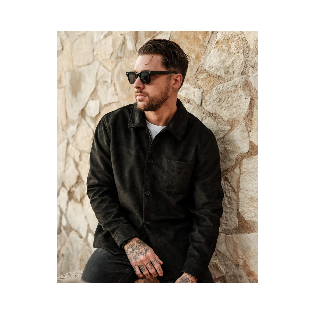 Alfred Vegan Suede - 102 Black