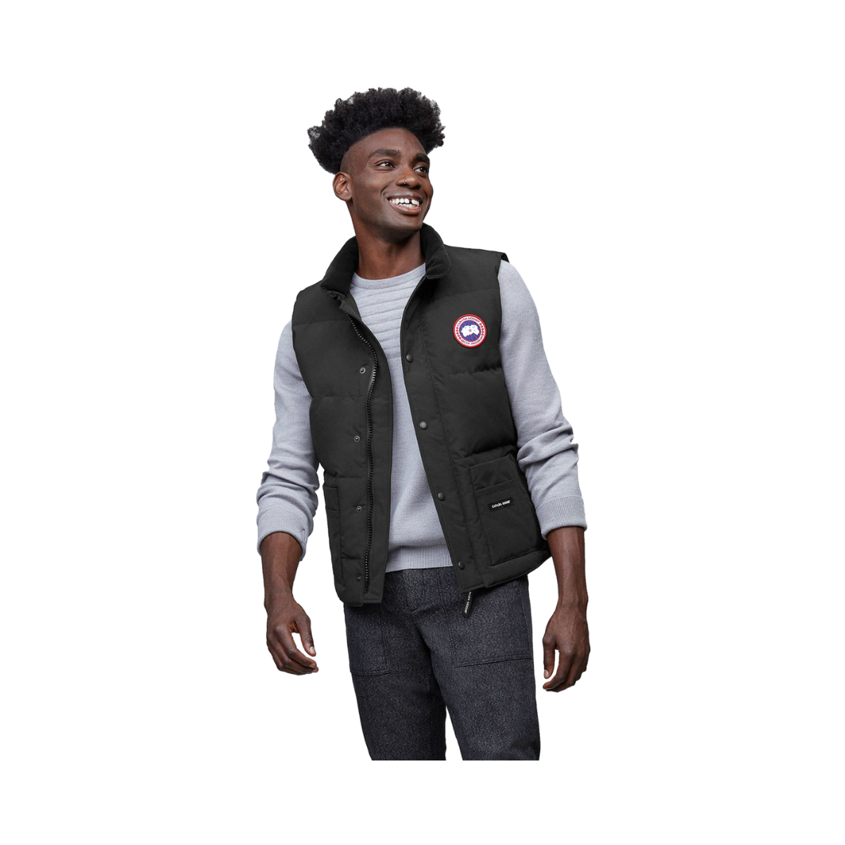 Freestyle Crew Vest - Black