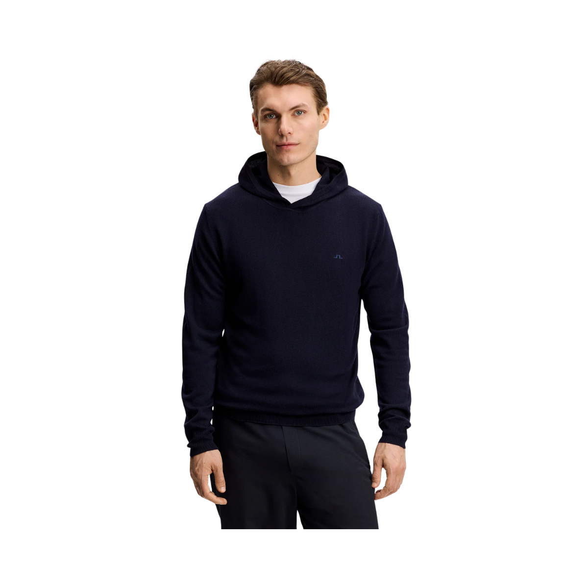 Karl Merino Hoodie - JL Navy