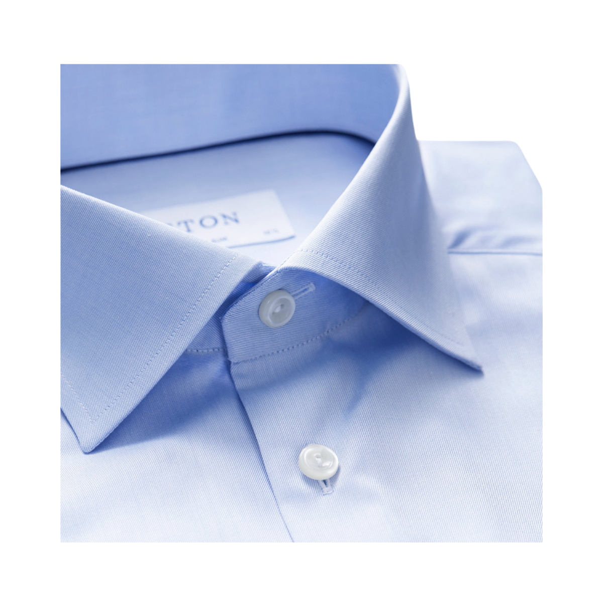 Signature Twill Super Slim Shirt - Blue