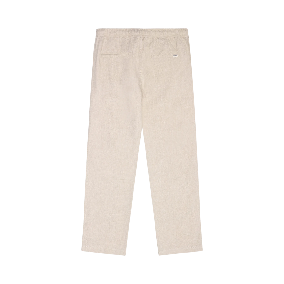 Loose linen pants - Light Feather Gray