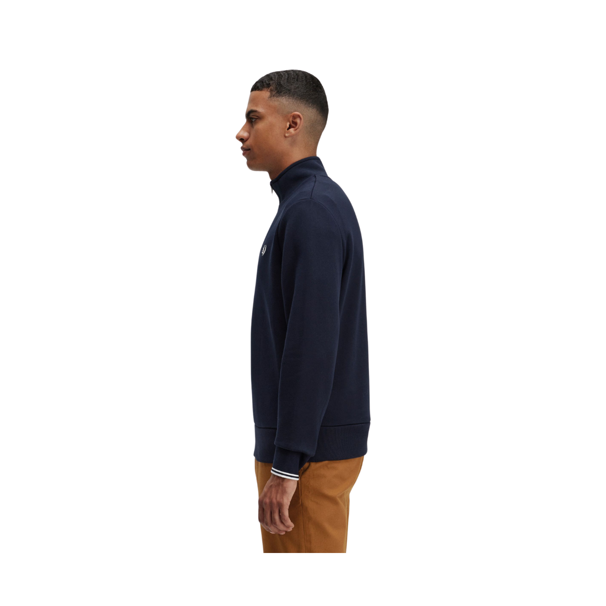 HALF ZIP SWEATSHIRT - Navy